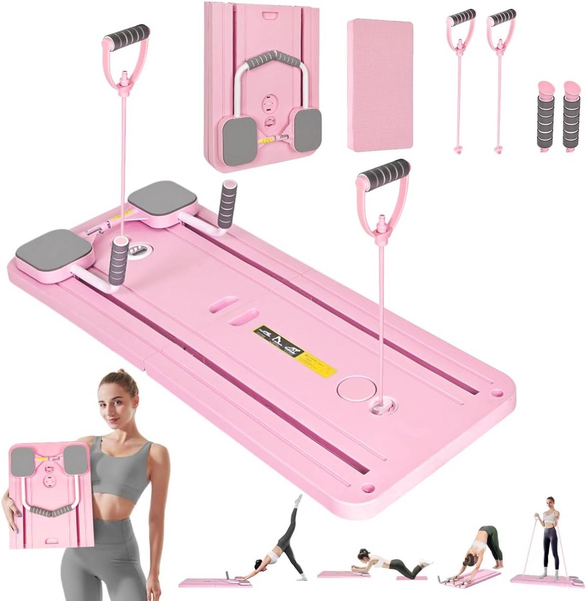 Draagbaar Pilates Reformer Board voor - Product - €296,14