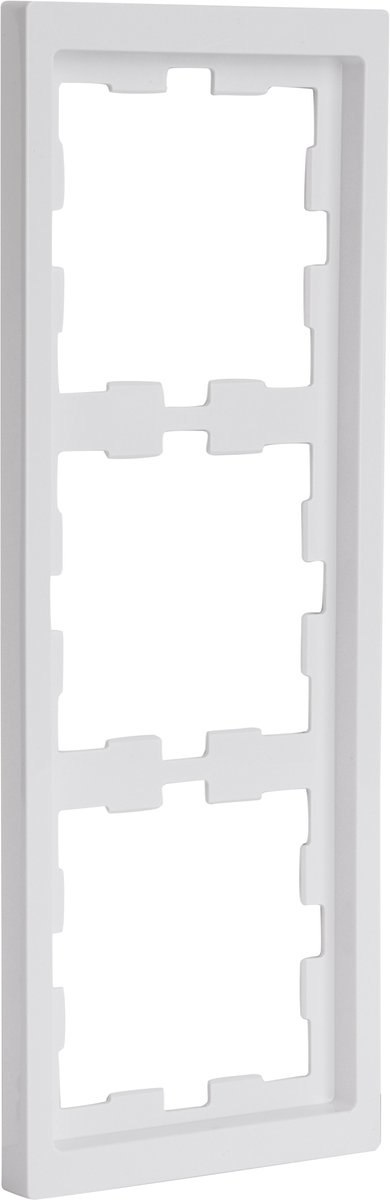 Merten D-Life afdekraam - inbouw - 3-voudig - lotuswit