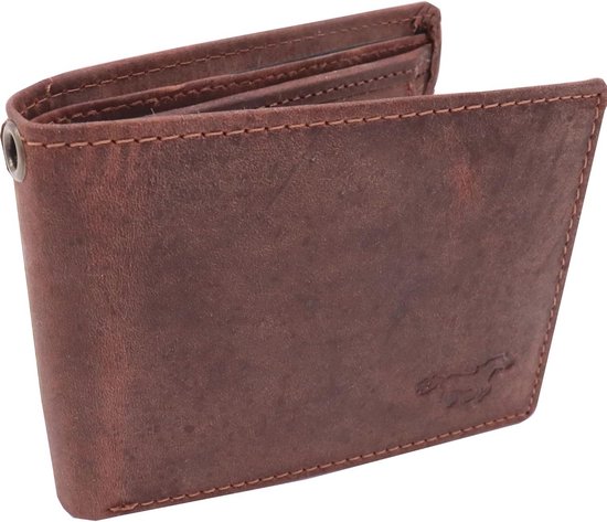 Corkor Cork Wallet for Men Coin Pocket RFID Blocking Vegan Non-leather Eco Gift Brown Color