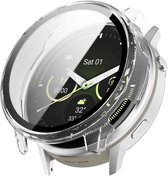 Strap-it Hard Case met Glas – Transparant, Duurzaam, Beschermt Behuizing & Display – Transparent – geschikt voor Garmin Venu 4 41mm