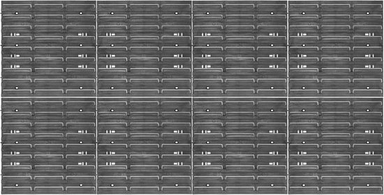 en.casa] Gereedschap wandrek Gjemnes 86x25x45 cm bamboe
