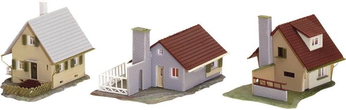 Eengezinshuisje Bouwpakket 13,9 x 3,7 x 22,4 cm - Modelspeelgoed voor Verzamelaars
