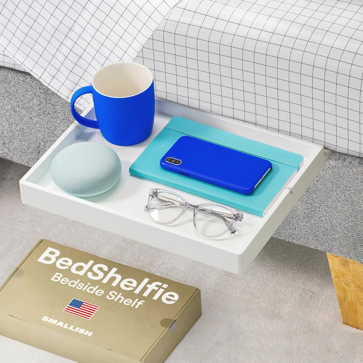 Ruimtebesparend Nachtkastje voor Stapelbedden en Bovenbedden