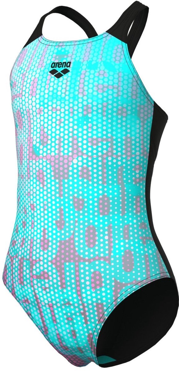 Arena G Colours Swimsuit V Back water/multi-black