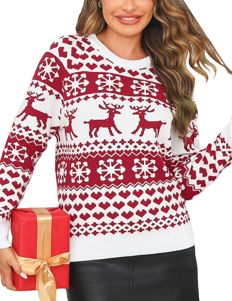 Lelijke Kersttrui voor Dames - Grappige en Comfortabele Wintertrui in Maten S-XXL