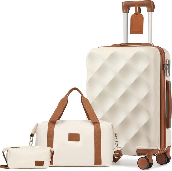 BRUBAKER Reiskoffer Miami - Uitbreidbare Hardschalige Trolley Koffer met Cijferslot, 4 Wielen en Comfortabele Handgrepen - ABS Koffer 49 x 76,5 x 32 cm - Hardschalige Koffer (XL - Donkergroen BRUBAKER Reiskoffer Miami - Uitbreidbare Hardschalige Trolley Koffer met Cijferslot, 4 Wielen en Comfortabele Handgrepen - ABS Koffer 49 x 76,5 x 32 cm - Hardschalige Koffer (XL - Donkergroen