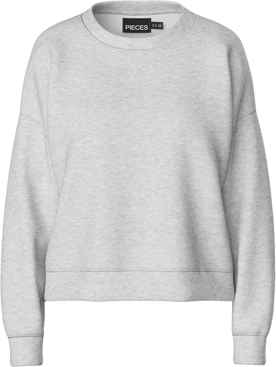 Lichtgrijze dames sweatshirt
