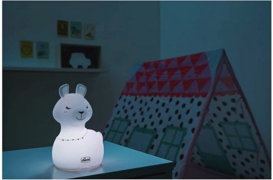 Nachtlichtje voor Baby's - Meerkleurig LED-lampje van Zachte Siliconen - Aanraak Geactiveerd - Met USB Oplader — afbeelding 2