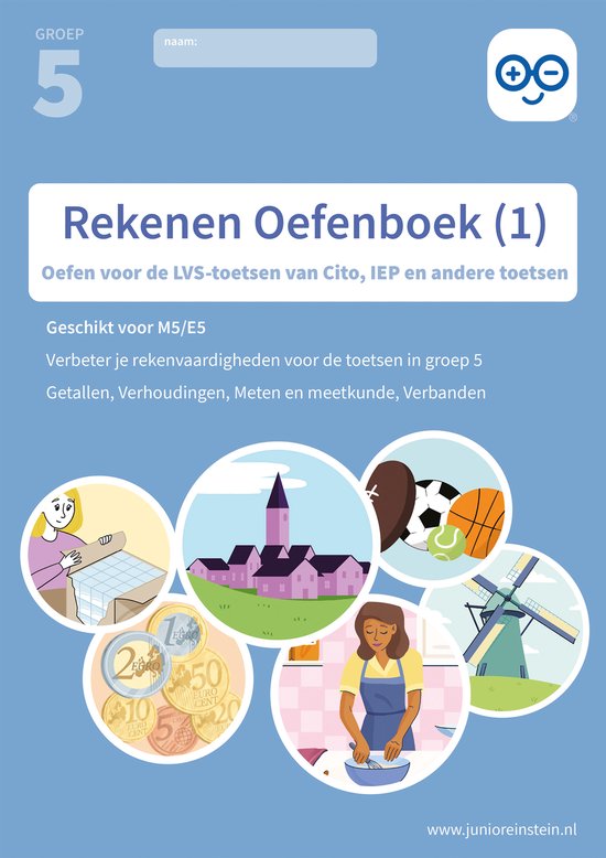 Rekenen 1 groep 5 Oefenboek - cover