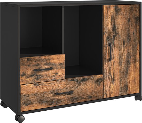 Armoire de classement - 70x90x35 cm - roulettes - industriel