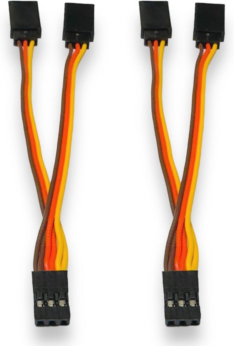 Premium Servo Y verlengkabel 2 stuks 15cm voor modelbouw