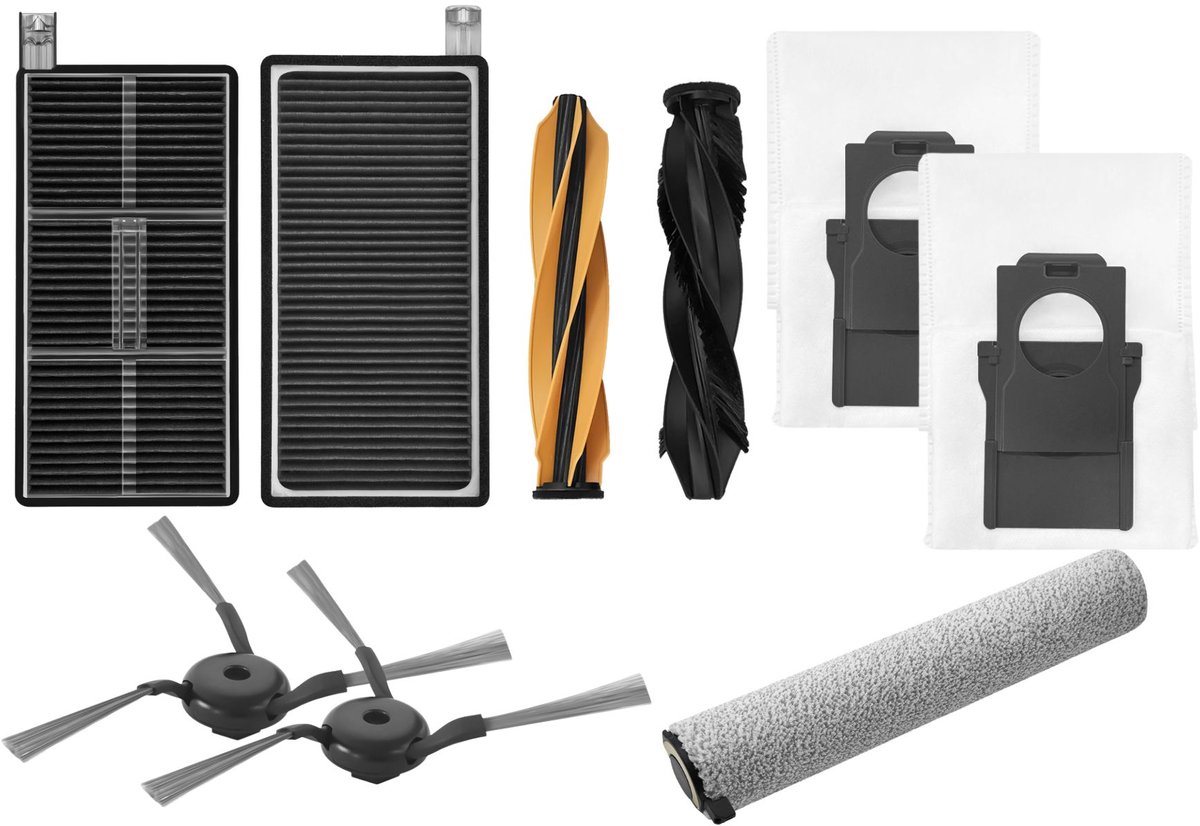 Replacements® Accessoireset – Geschikt voor Mova Z60 (Ultra Roller) Robotstofzuiger