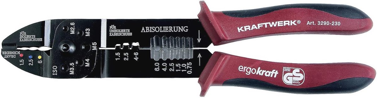 Combinatie striptang en kabelschoentang voor professioneel gebruik