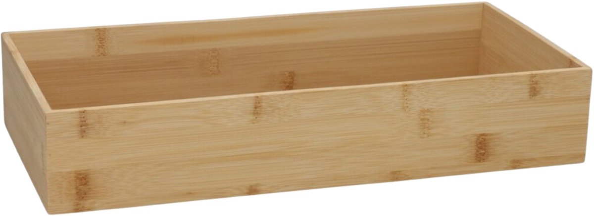 Gerimport Lade organizer - bamboe hout - 38 x 18 x 7 cm - bakje - kast organizer - organizer - doos