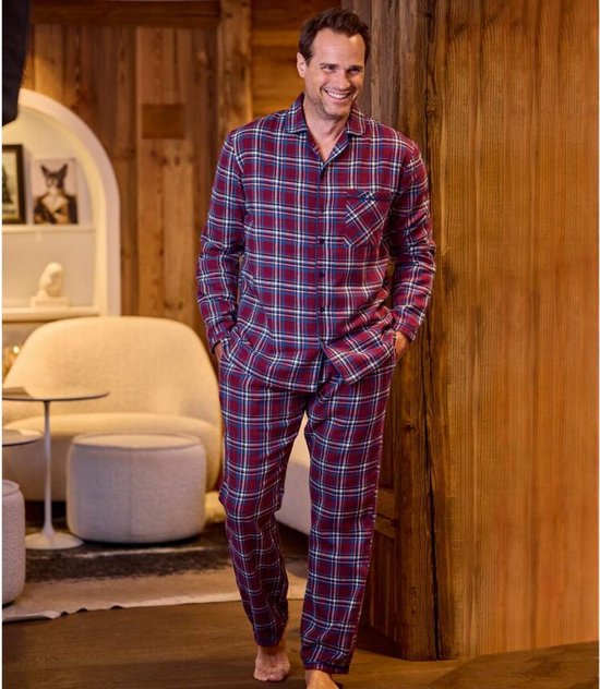 ATLAS POUR HOMME - Pyjama en flanelle à carreaux tartan - Homme - Disponible en grandes tailles - 4XL