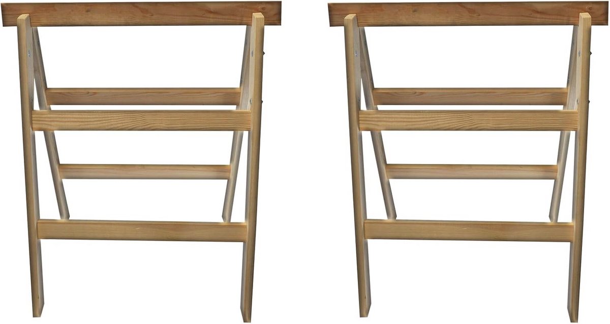 Houten Klapbok - 2 Stuks - Steunbok en Werkbok - Belastbaar tot 150 kg