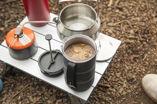 GSI Outdoors Glacier theeketel van geborsteld roestvrij staal, ca. 950 ml — afbeelding 4