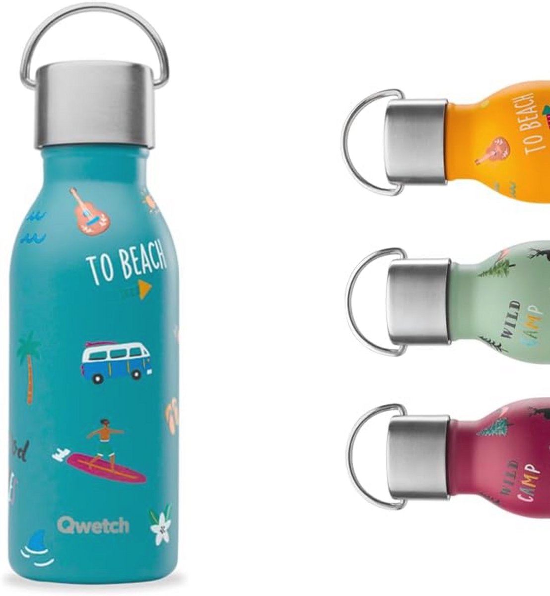 Thermosfles voor Kinderen 350 ml - Waterdichte Roestvrijstalen Drinkfles - 24 uur Koud en 12 uur Warm - Ergonomisch en BPA-vrij