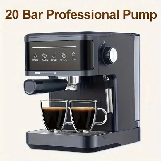 Nyvore Italiaanse Semi-Automatische Espressomachine Compact & Stijlvol