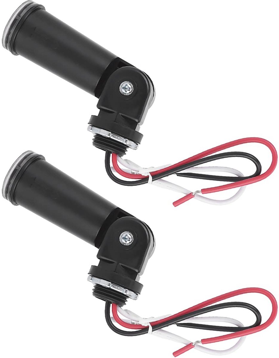 Buitenfotocel met IP65 Waterdichte Bescherming voor LED Verlichting - 2 Stuks