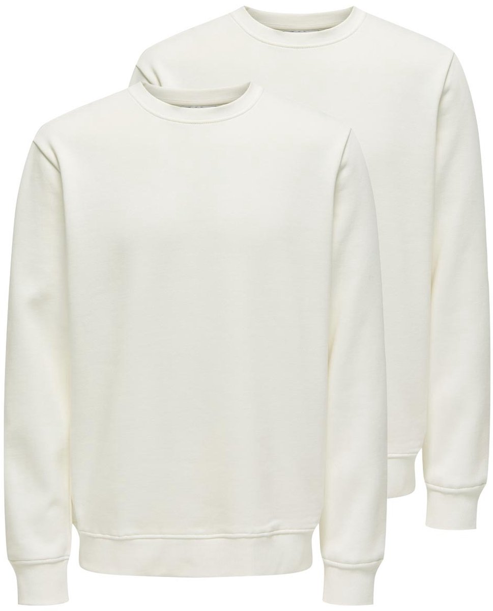 Only & Sons Heren sweatshirt 2 pack Connor