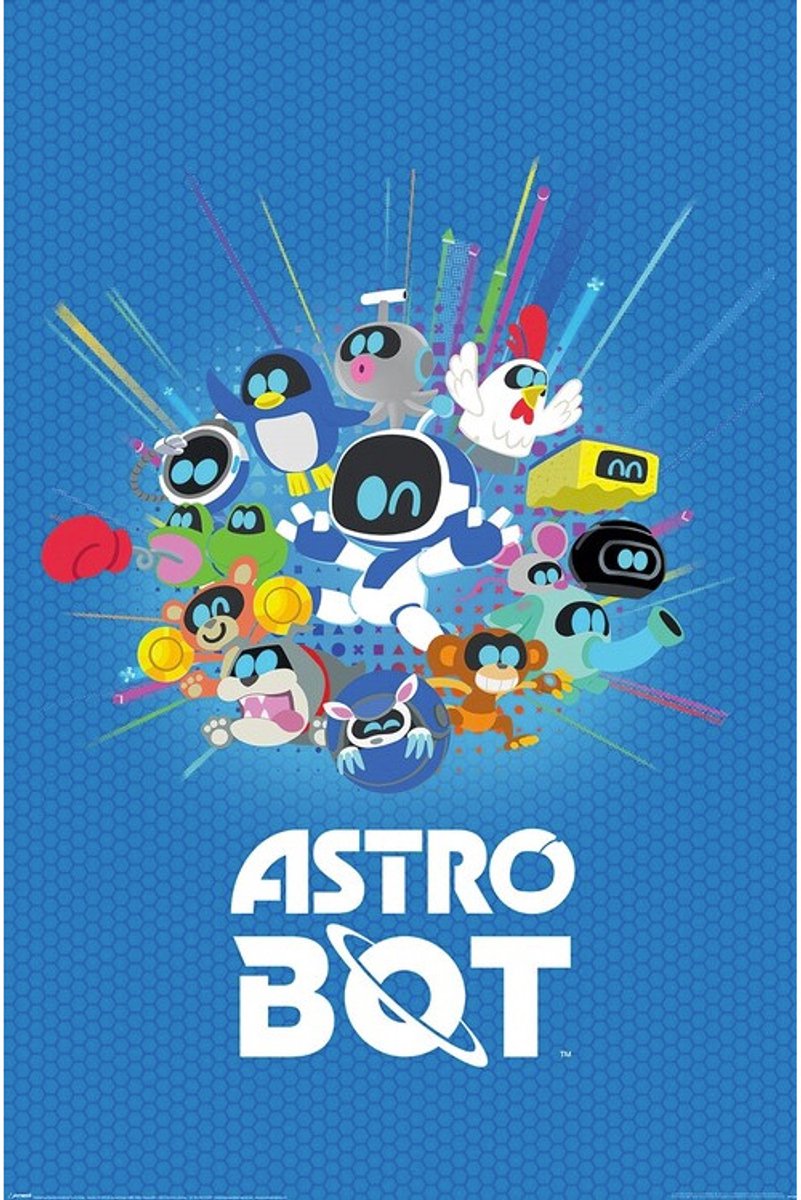 Pyramid Poster Playstation Astro Bot Friends 61x91,5cm Divers