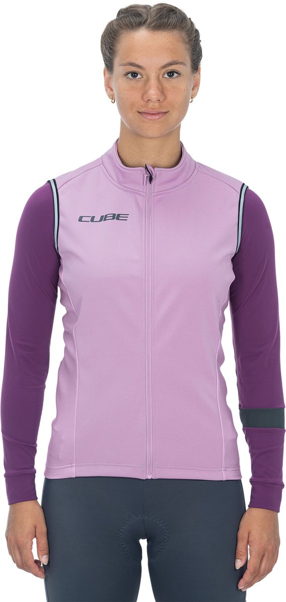 CUBE BLACKLINE WS SOFTSHELL VEST VIOLET XL (42)