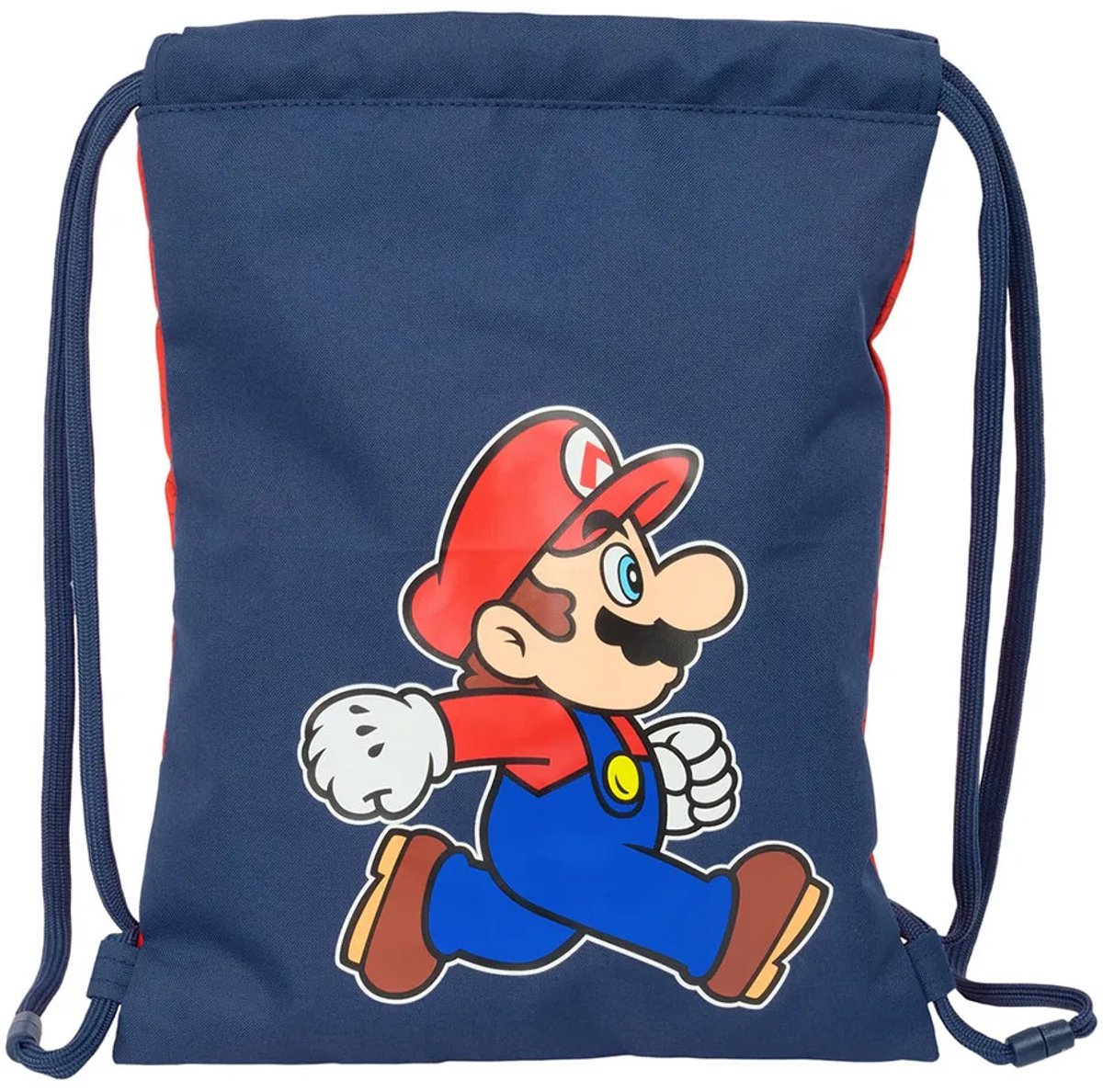 Safta 34 Cm Super Mario Trick Gymtas Blauw Kinderen