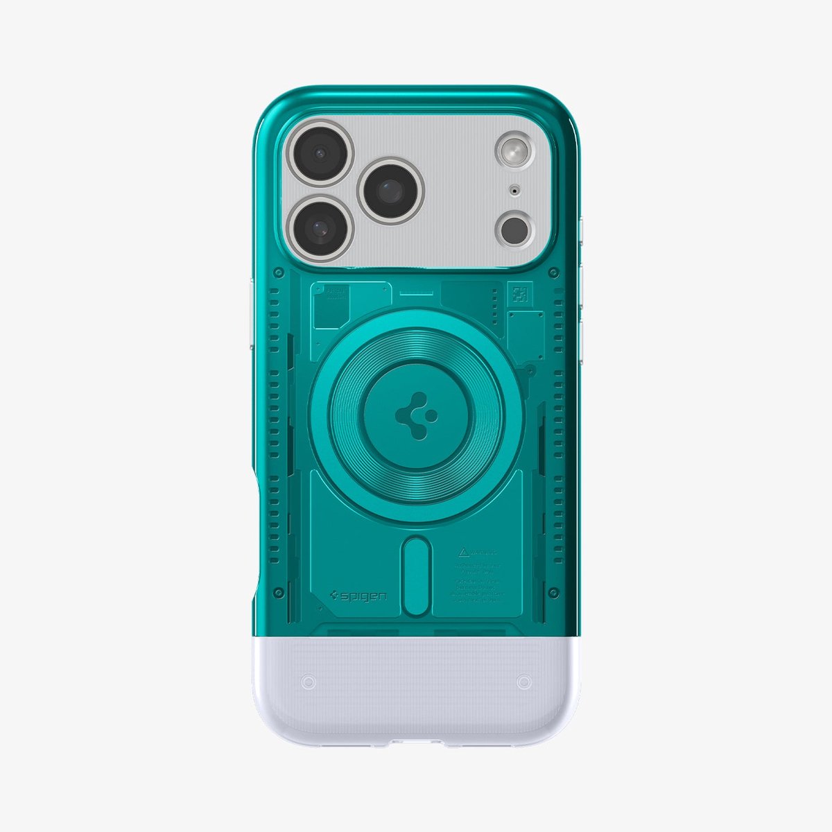 Spigen Classic C1 (MagFit) mobiele telefoon behuizingen 16 cm (6.3") Hoes Blauw