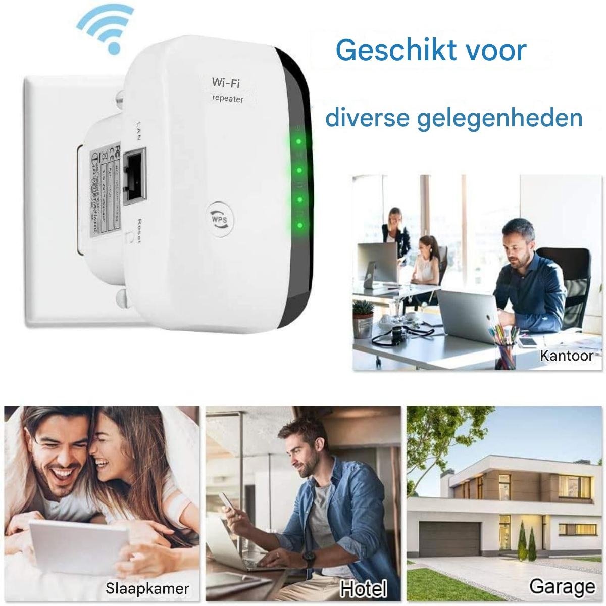JOSEPH SPAAS WiFi-Signaalversterker 300 Mbps met Ethernetpoort - afbeelding 3