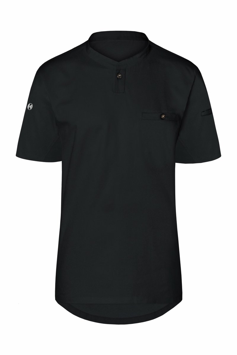 Karlowsky Men´s Short-Sleeved Work Shirt Performance KY152 - Black (ca. Pantone 419C) - XL