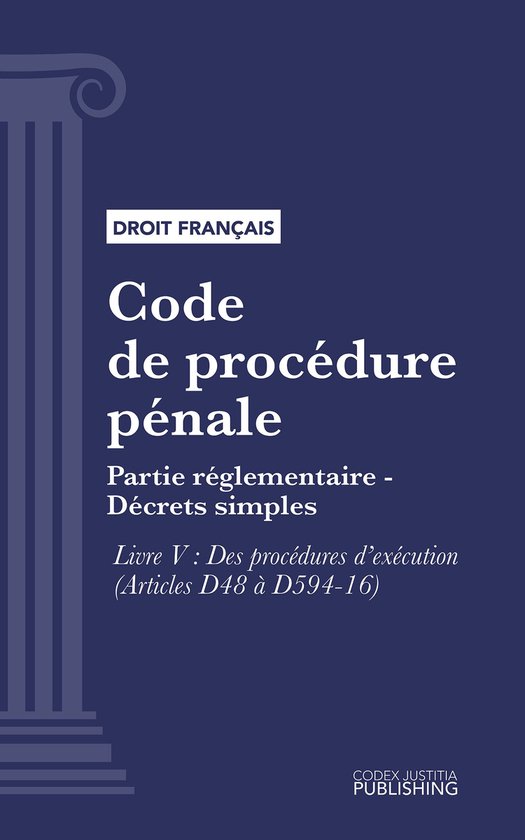 Code de procédure pénale - cover
