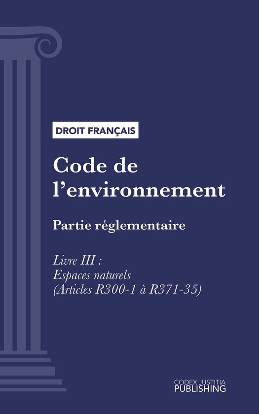 Code de l'environnement - cover