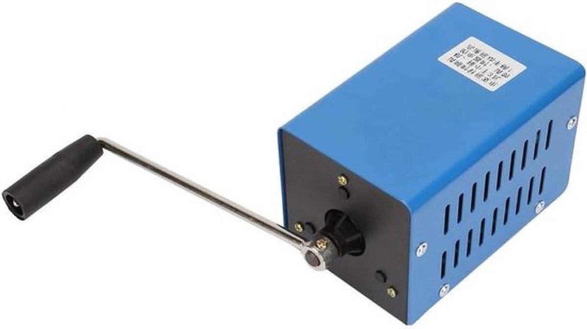 Draagbare generator voor noodstroom - USB - mobiele telefoon - computeroplader - outdoor powerbank - 20W - 2000 omw/min