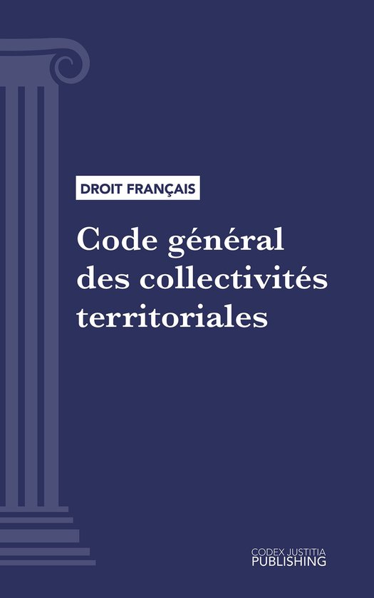 Code général des collectivités territoriales - cover