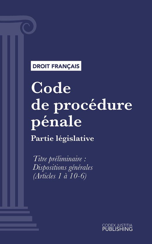 Code de procédure pénale - cover