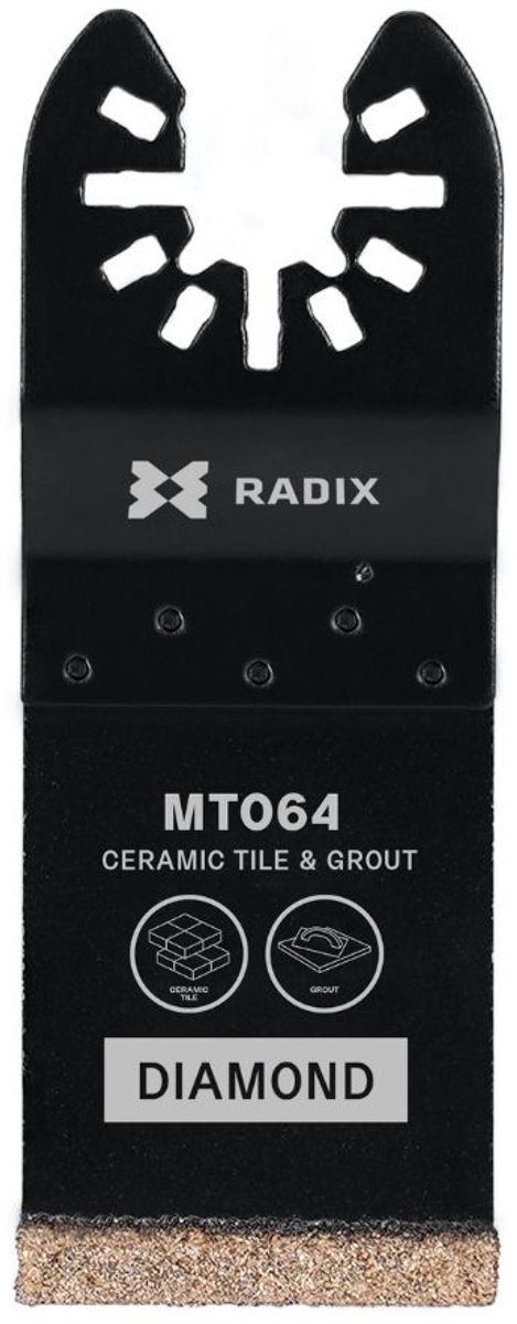 Radix - Multitool zaagblad - Diamant - 34x42mm - 40-50 grit