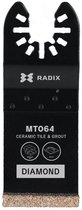 Radix - Multitool zaagblad - Diamant - 34x42mm - 40-50 grit