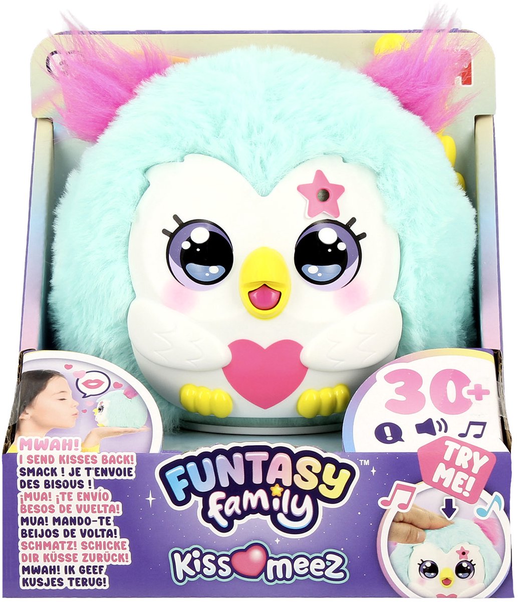Jumbo - Funtasy Family - Kiss-meez Uil - Interactieve knuffel - Plush - Vanaf 3 jaar — afbeelding 8