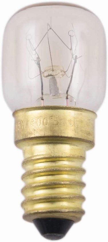Peervormige lamp 300°C E14 230V 25W helder verlichting | bol