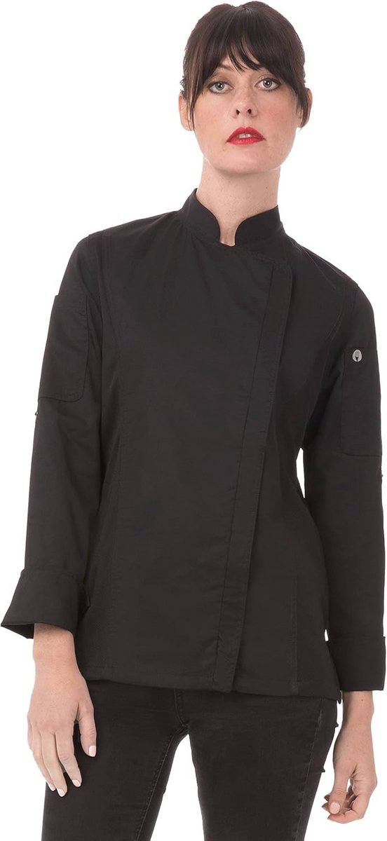 Dames Chef Jas met Cool Vent zijkanten en Rits