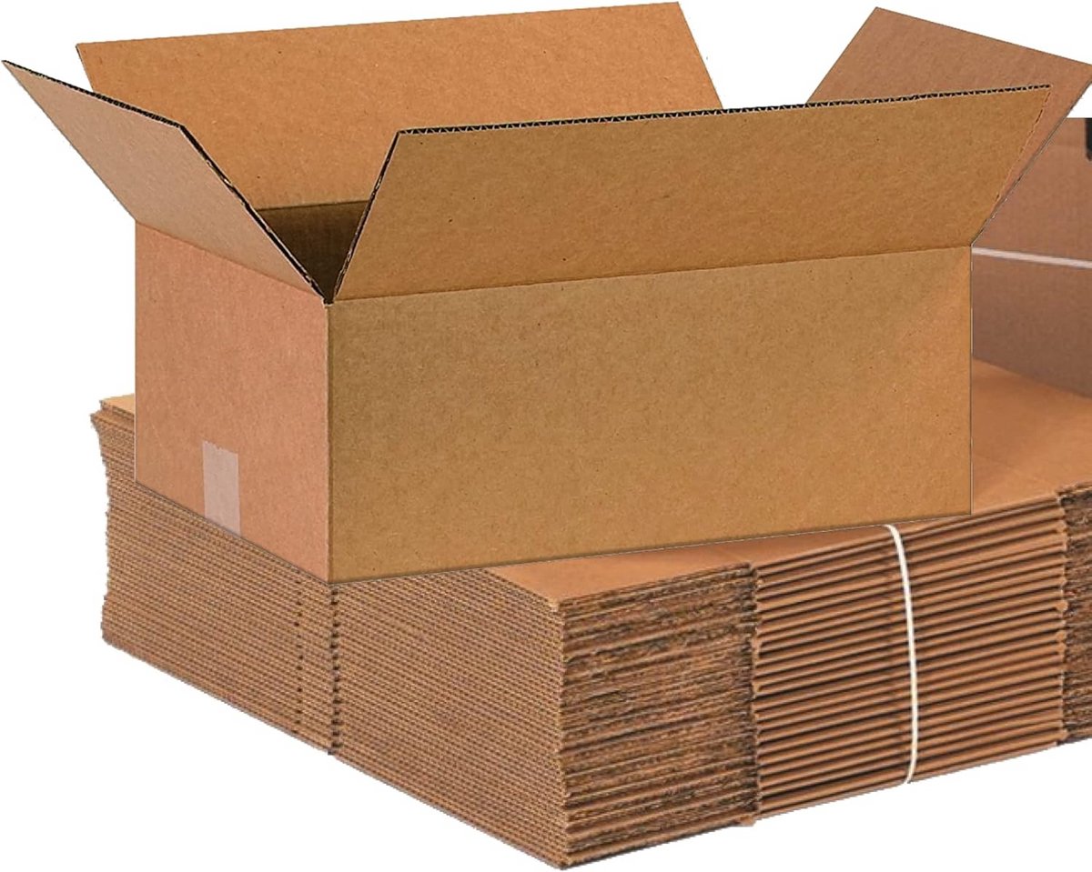Golfkartonnen dozen 16" x 10" x 6" - 25 Stuks