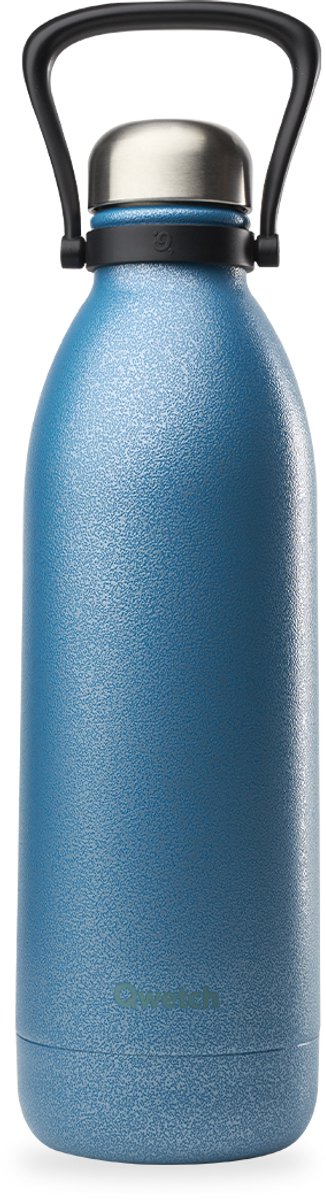 Qwetch - Isothermische fles - Titan Roc Blauw- 1,5L