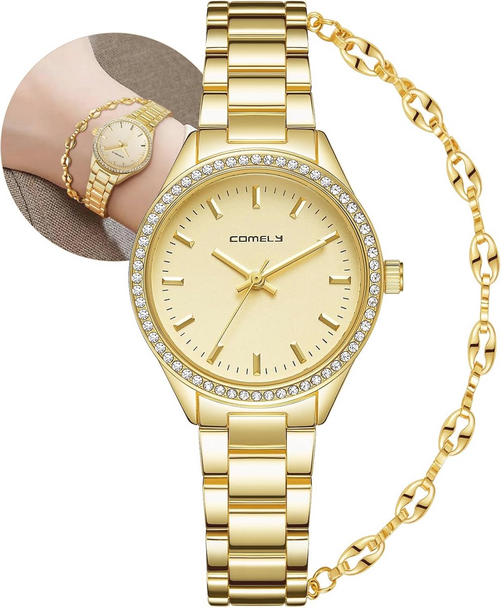 Elegante Dames Horloges met Armband - Stijlvol Polshorloge voor Vrouwen