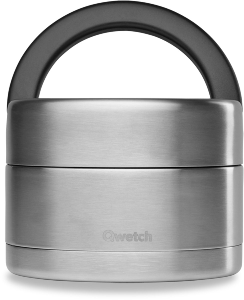 Qwetch Lunchbox handvat Geïsoleerd - RVS