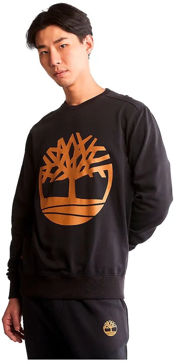 Timberland Core Tree Logo Brushback Sweatshirt XL Man Zwart