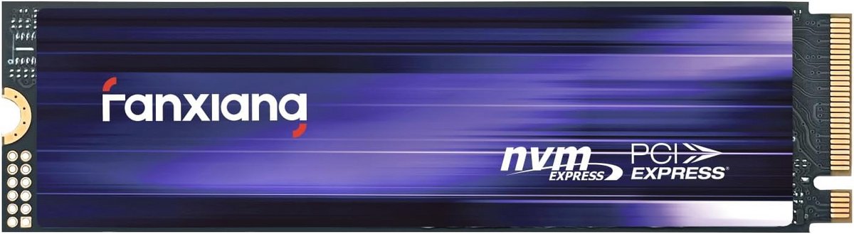 4 TB PCIe 4.0 NVMe SSD M.2 2280 interne Solid State Drive met koellichaam, tot 7300 MB/s