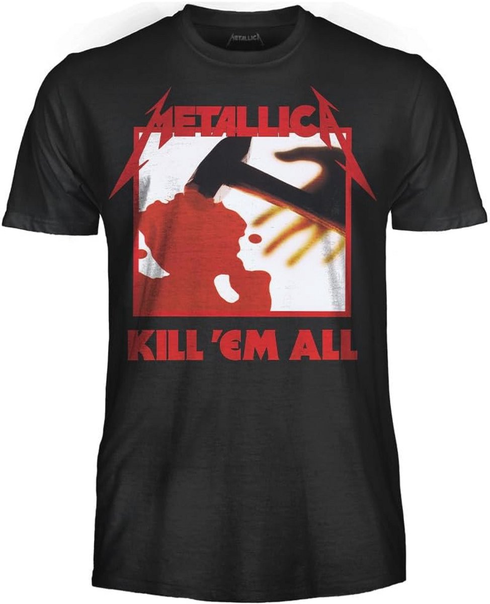 Heavy Metal Unisex T-shirt - Kill 'Em All Design voor Volwassenen en Jongens