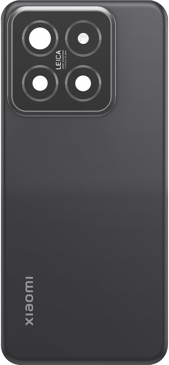 Xiaomi, Achterruit voor Xiaomi 14 Origineel Service Pack, Zwart