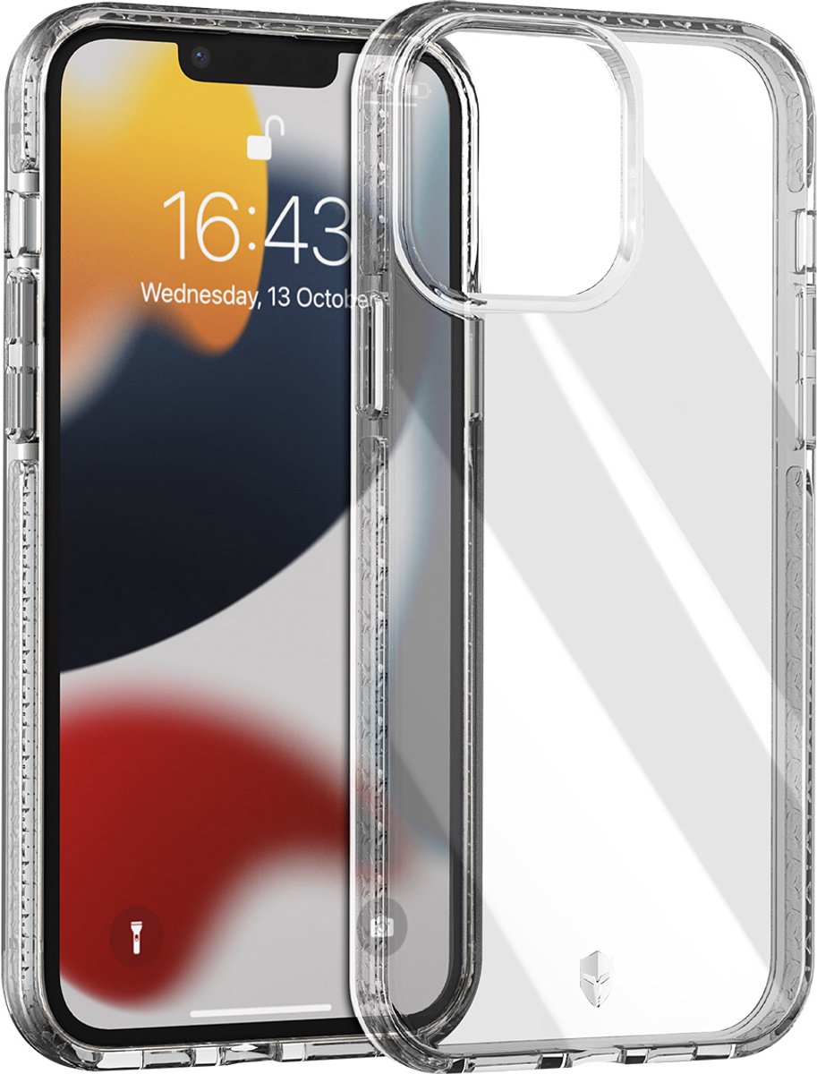 Force Case, Versterkte hoes Geschikt voor Apple iPhone 13 Pro Max LIFE, Transparant